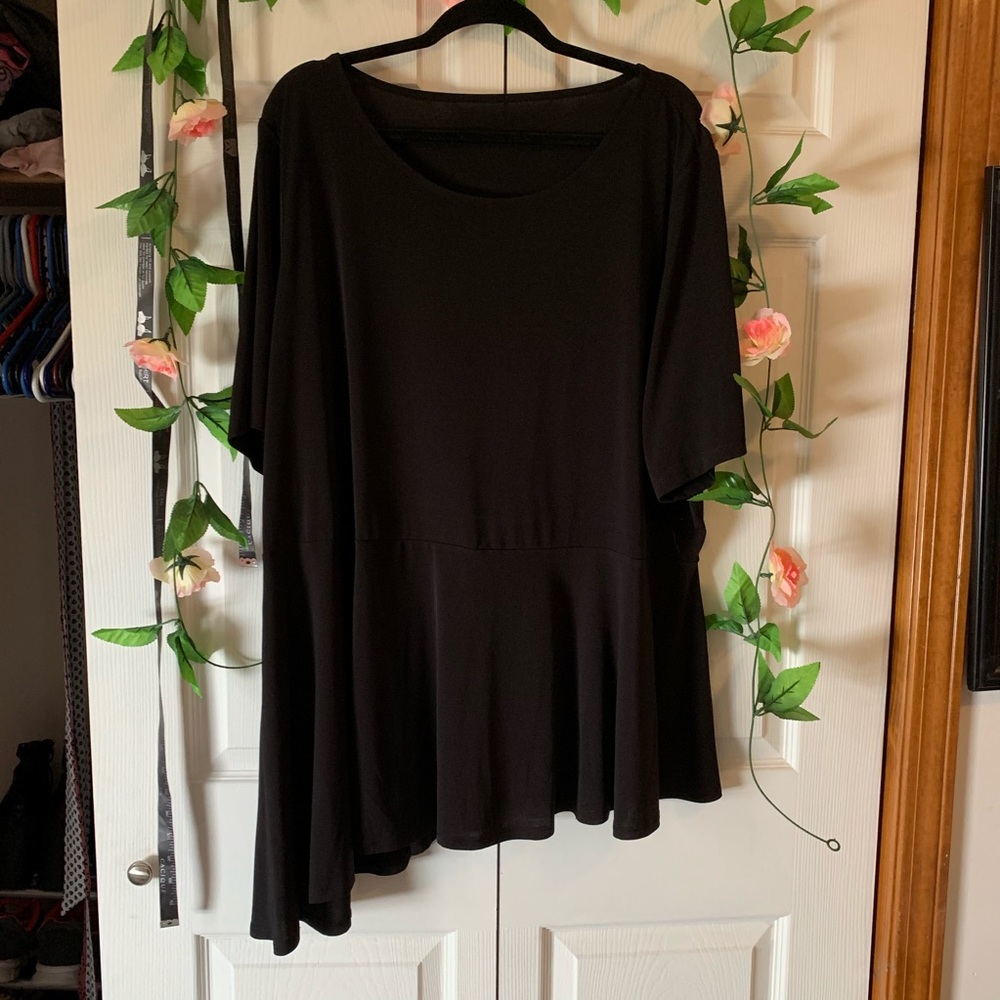 Asymmetrical Hem Blouse